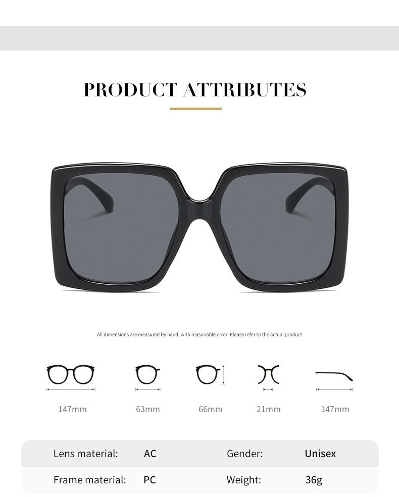 A pair of Fashion Square Sunglasses Women Hollow Out Sunglass Vintage Sun Glass Men Luxury Brand Oversized Eyewear with UV blocking, gradient tinted lenses, isolated on a white background, labeled "c2" above.