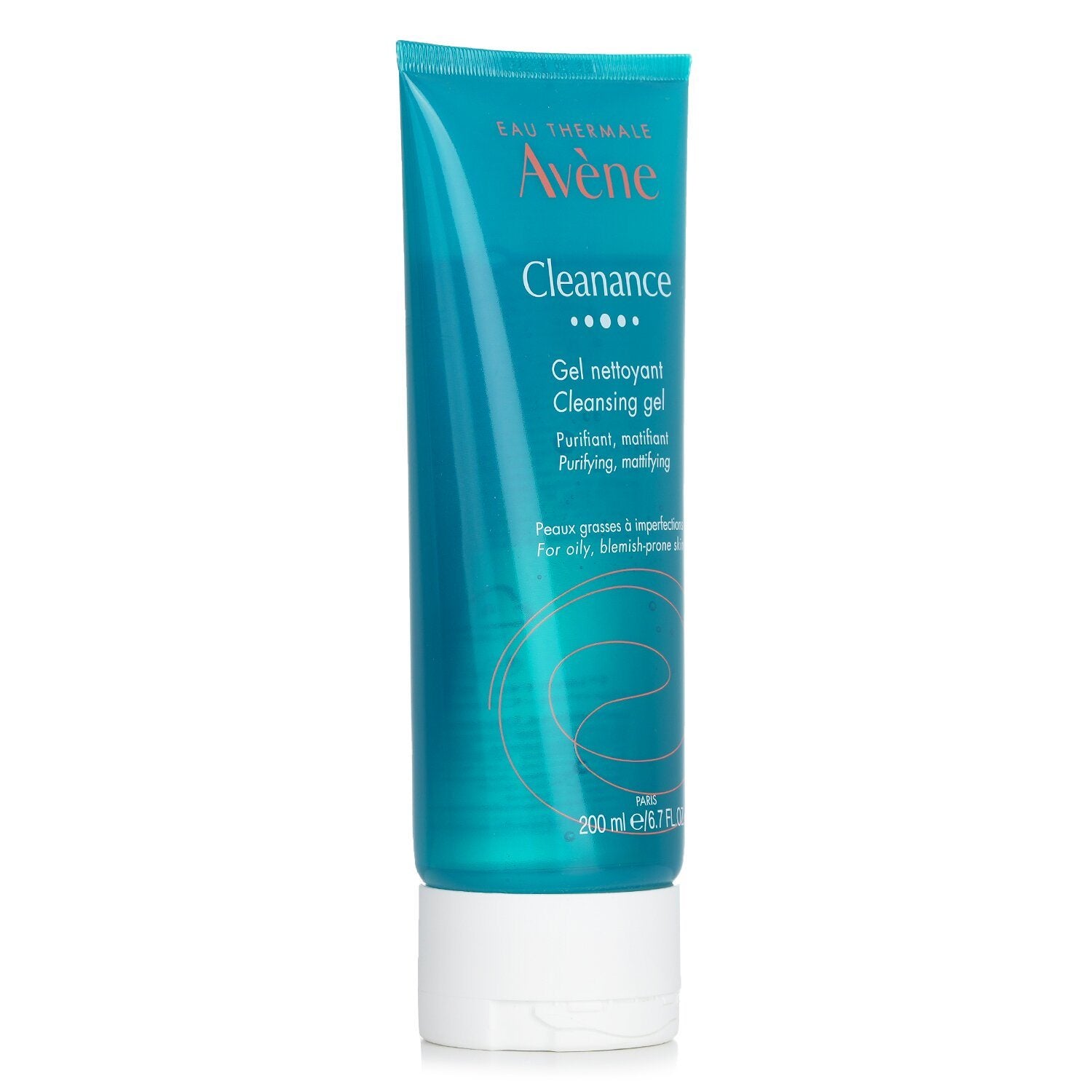 Tube of AVENE - Cleanance Cleansing Gel for oily, blemish-prone skin on a white background.