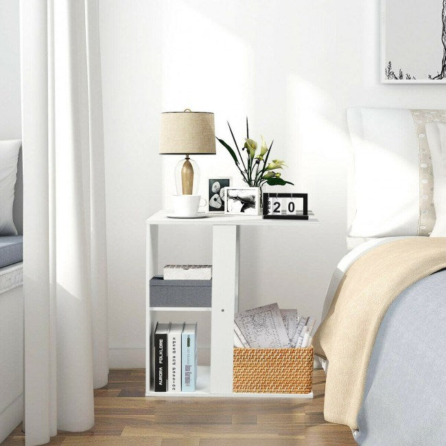 Simple And Modern With Storage Shelf 3-tier Side Table