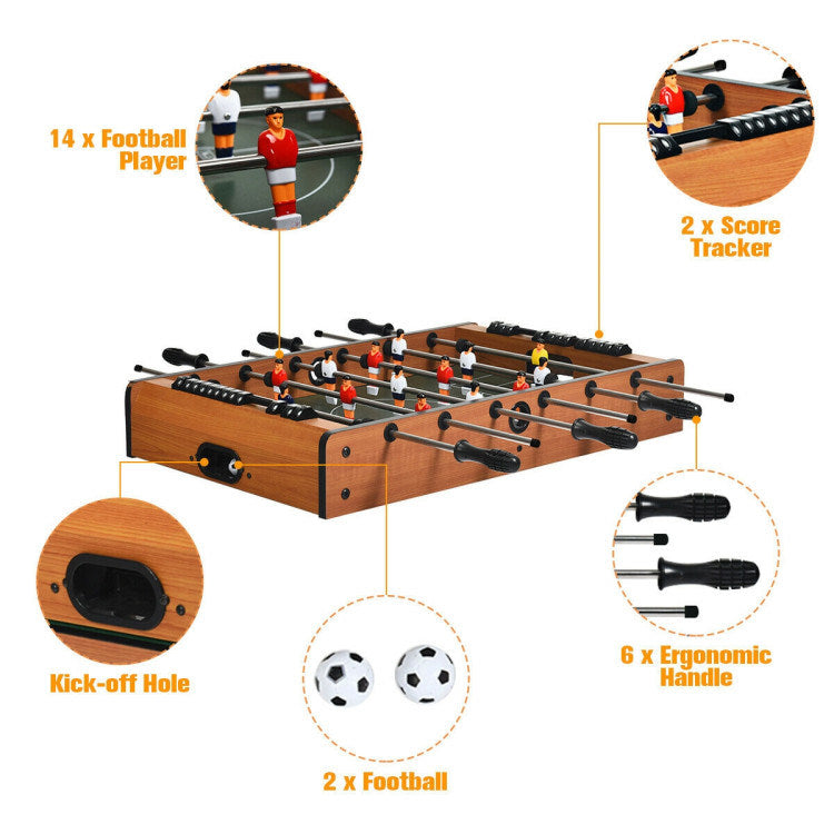 A compact size table with 4 In 1 Multi Game Hockey, offering a 4-in-1 game experience.