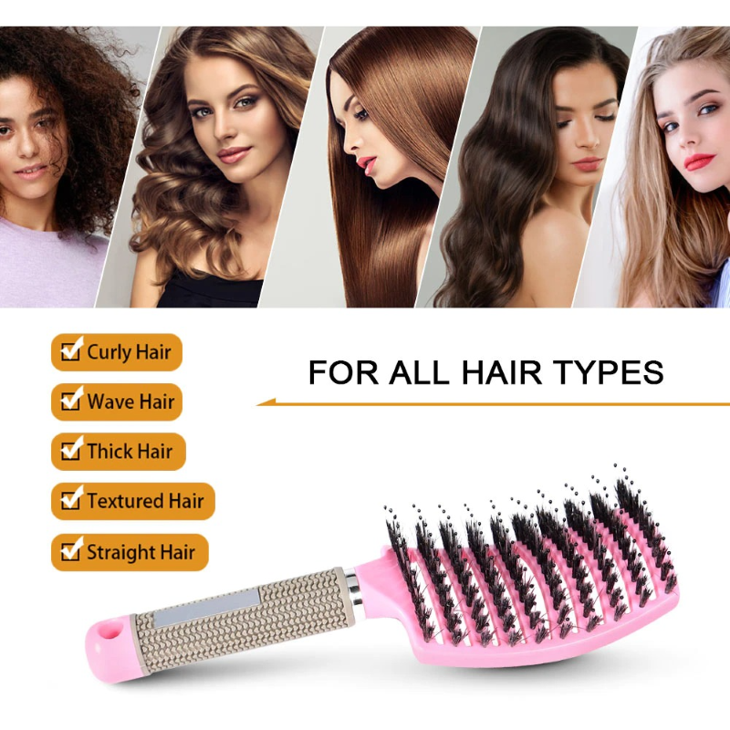 Women Wet Curly Detangle Hair Brush For Salon Hairdressing Styling Tools