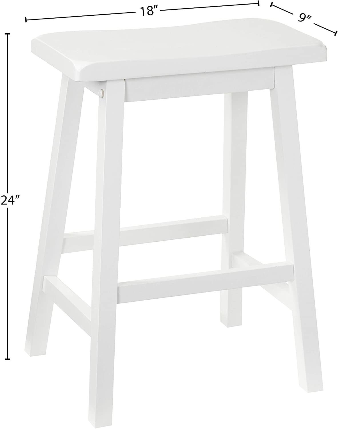 A Gaucho Counter Height Set (5Pc Pk) in White with a square leg table, perfect for small dining spaces, set against a white background.