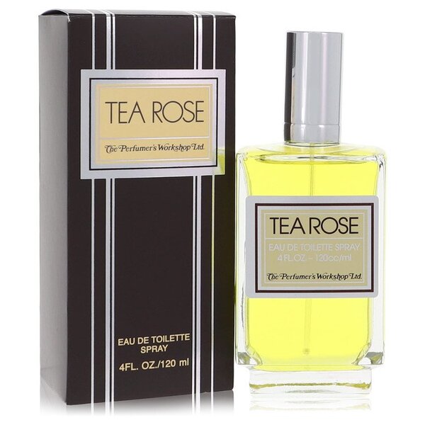 Tea Rose Eau De Toilette Spray 4 Oz For Women eau de toilette spray.