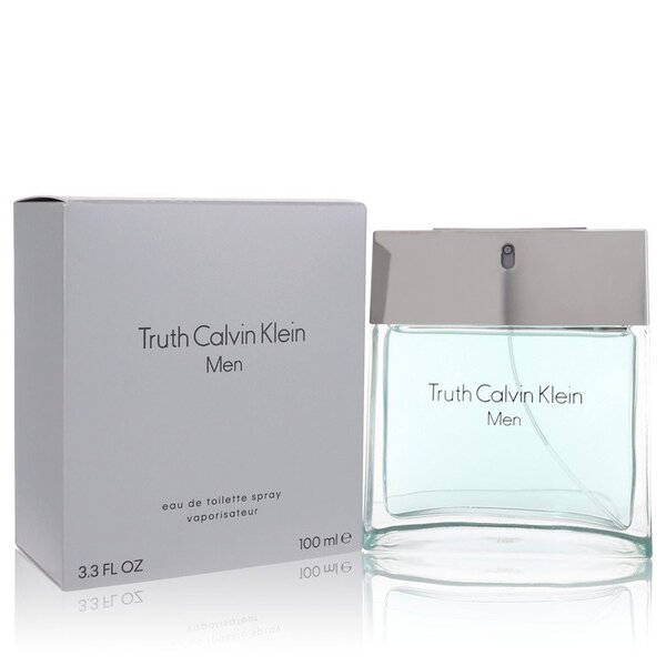 Introducing the Truth Eau De Toilette Spray 3.4 Oz For Men, a captivating woody fragrance for men by Calvin Klein.