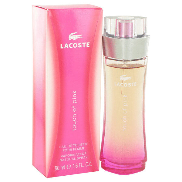 Lacoste Touch Of Pink Eau De Toilette Spray 1.6 Oz for women.