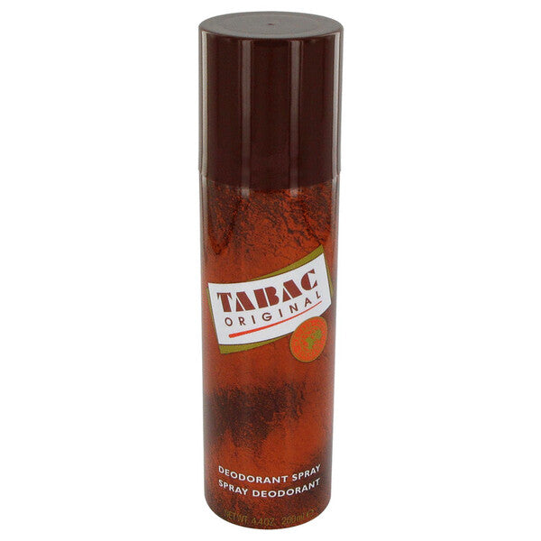 A bottle of Tabac Deodorant Spray 6.7 Oz For Men on a white background.