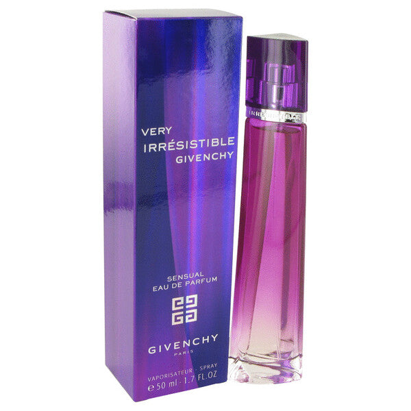 A bottle of Very Irresistible Sensual Eau De Parfum Spray 1.7 Oz For Women eau de toilette spray.