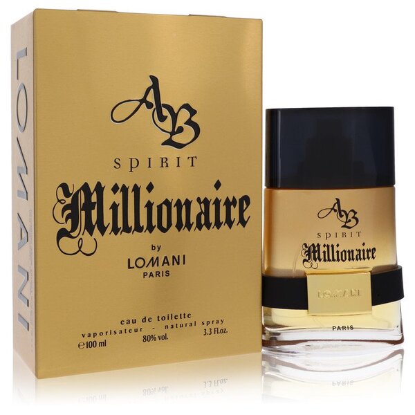 A3 Spirit Millionaire Eau De Toilette Spray 3.3 Oz For Men by Lomani.