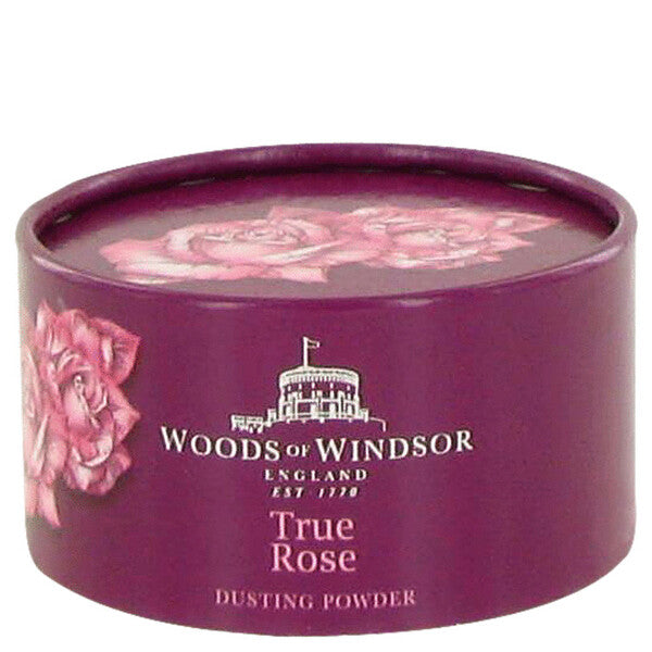 A tin of True Rose Dusting Powder 3.5 Oz For Women