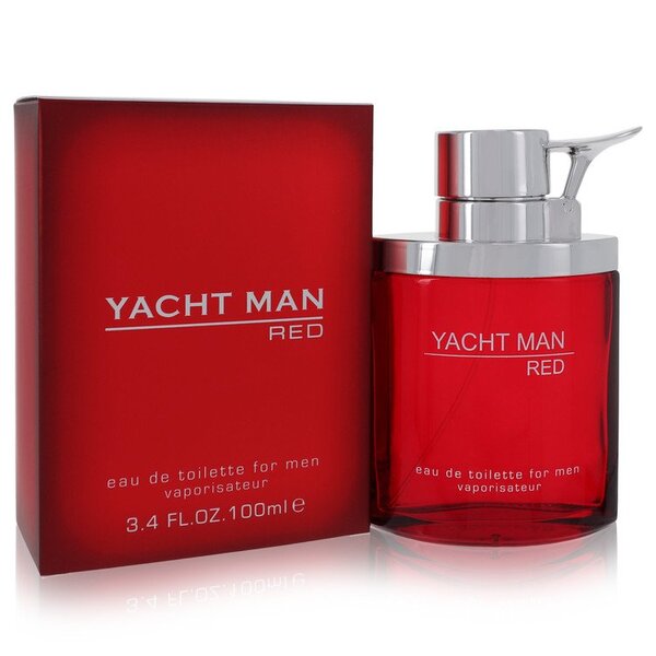 Yacht Man Red Eau De Toilette Spray 3.4 Oz for men.