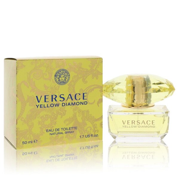 Versace Yellow Diamond Eau De Toilette Spray 1.7 Oz For Women yellow diamond edp spray for women.