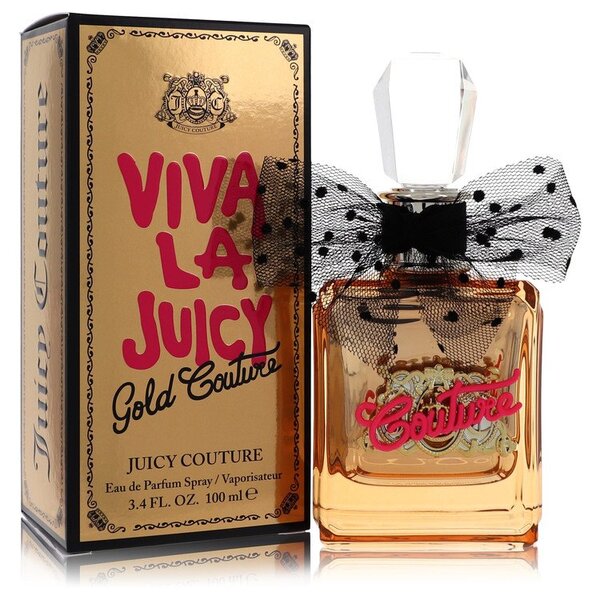 Viva La Juicy Gold Couture Eau De Parfum Spray 3.4 Oz For Women by juicy couture.
