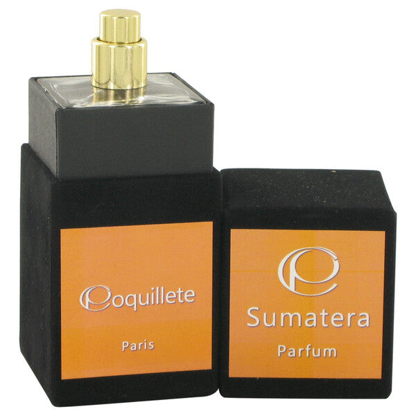 A bottle of Sumatera Eau De Parfum Spray 3.4 Oz For Women's osquelet perfume.