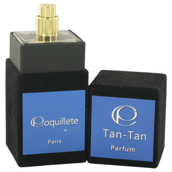 A bottle of Tan Tan Eau De Parfum Spray 3.4 Oz For Women perfume.