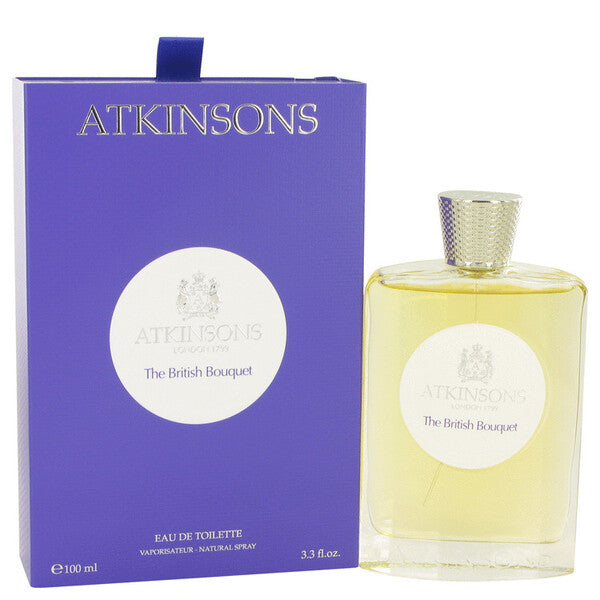 Atkinssons The British Bouquet Eau De Toilette Spray 3.3 Oz For Men.