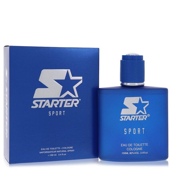 A bottle of Starter Sport Eau De Toilette Spray 3.4 Oz For Men cologne.