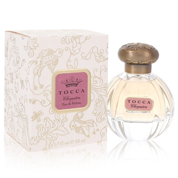 A bottle of Tocca Cleopatra Eau De Parfum Spray 1.7 Oz For Women in front of a box.