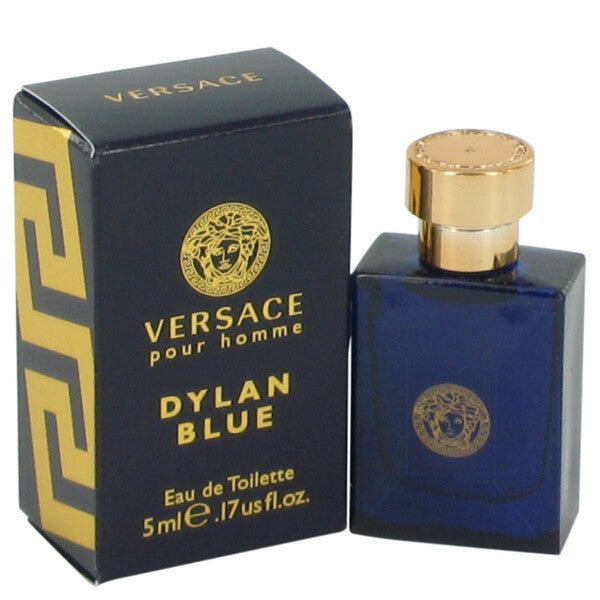 Versace Pour Homme Dylan Blue Mini Edt 0.17 Oz For Men eau de toilette spray.