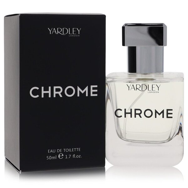 Yardley Chrome Eau De Toilette Spray 1.7 Oz For Men 100ml.