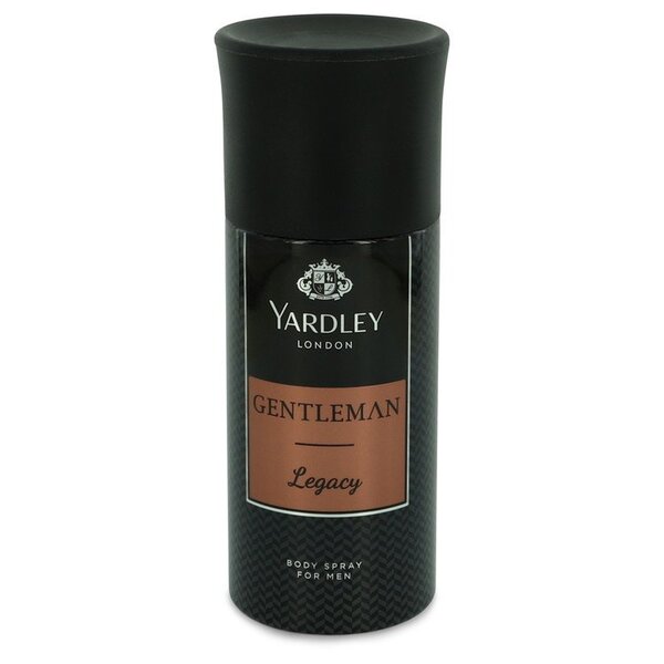 Yardley Gentleman Legacy Deodorant Body Spray 5 Oz For Men.