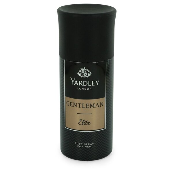 A bottle of Yardley Gentleman Elite Deodorant Body Spray 5 Oz For Men.