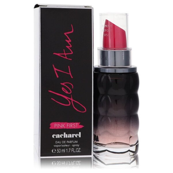 Yes I Am Pink First Eau De Parfum Spray 1.7 Oz For Women you're a woman lipstick in pink.