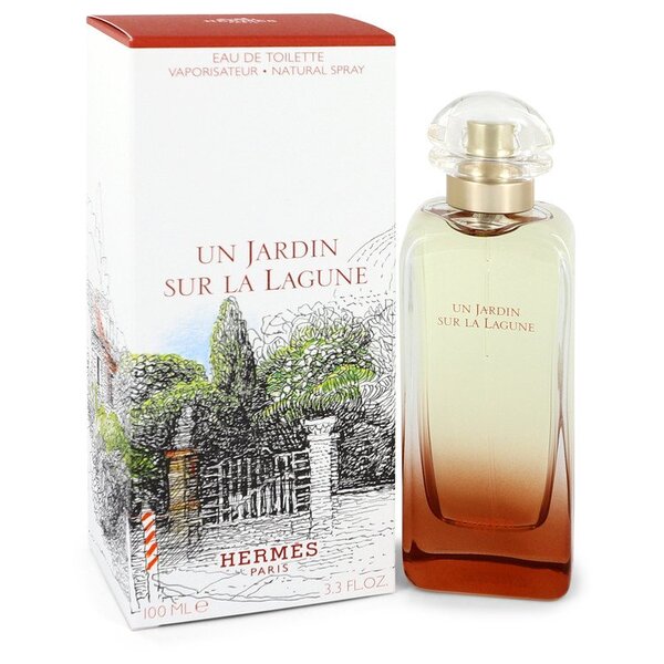 Hermes Un Jardin Sur La Lagune Eau De Toilette Spray 3.3 fl oz for women.