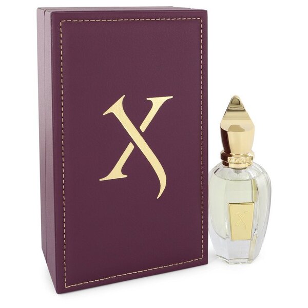 A bottle of Uden Eau De Parfum Spray 1.7 Oz For Men with the letter x on it.