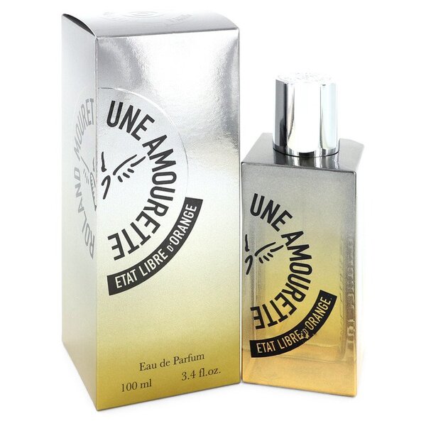 A bottle of Une Amourette Roland Mouret Eau De Parfum Spray (unisex) 3.4 Oz For Women.