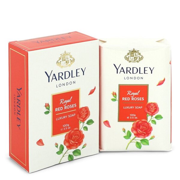 Yardley London Soaps Royal Red Roses Luxury Soap 3.5 Oz For Women.