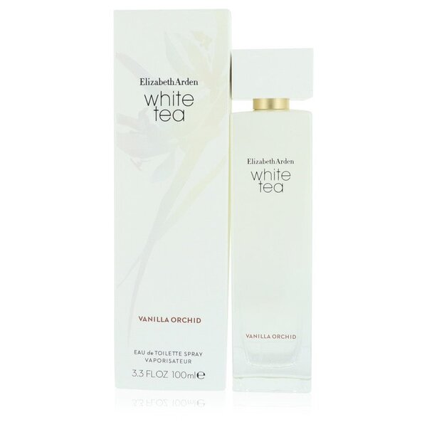 White Tea Vanilla Orchid Eau De Toilette Spray 3.3 Oz For Women is a delightful perfume that combines the soothing essence of white tea with the exquisite aroma of vanilla orchid.