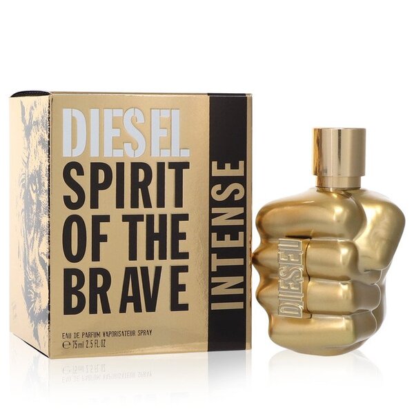 Diesel presents Spirit Of The Brave Intense Eau De Parfum Spray 2.5 Oz For Men, a captivating fragrance for men.