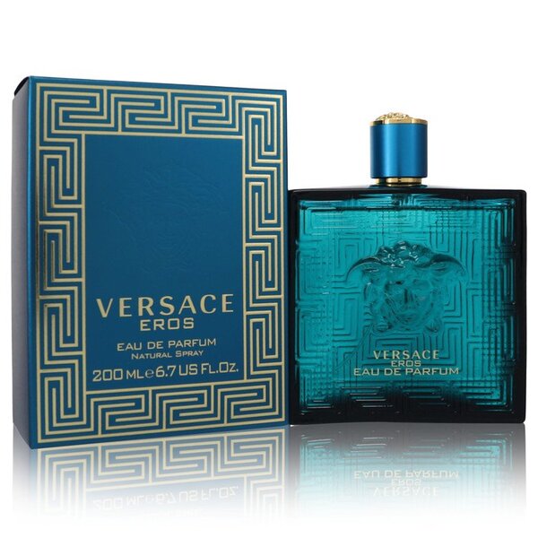 Versace Eros Eau De Parfum Spray 6.8 Oz For Men free for men edp 100ml.