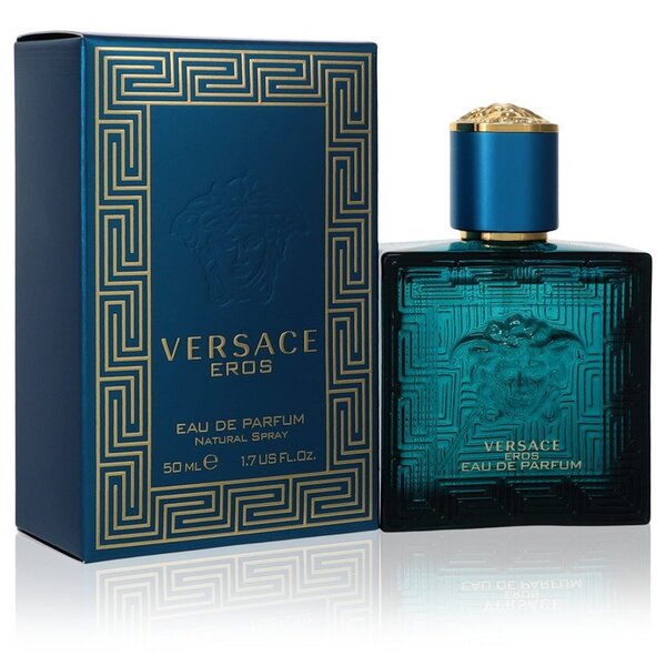 Fragrance enthusiasts rejoice over the captivating Versace Eros Eau De Parfum Spray 1.7 Oz for men.