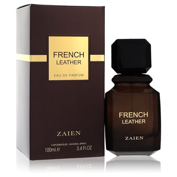 Zaien French Leather Eau De Parfum Spray 3.4 oz for men offers a luxurious experience with its exquisite blend of fragrances. This 3.4 oz cologne for men exudes confidence and sophistication, making it  