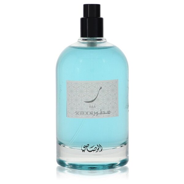 A bottle of Sotoor Raa Eau De Parfum Spray (tester) 3.33 Oz For Women on a white background.