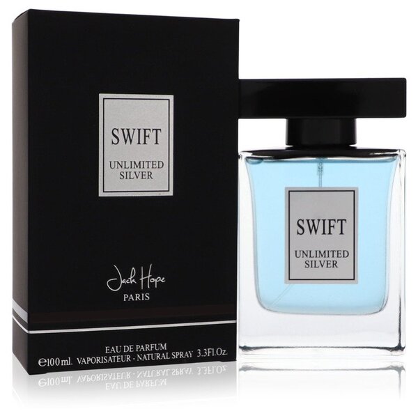 Swift Unlimited Silver Eau De Parfum Spray 3.3 Oz For Men by john hudson edp 100 ml.