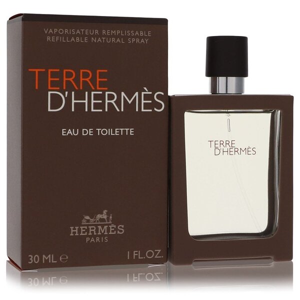 Terre D'hermes Eau De Toilette Spray Refillable 1 Oz men cologne.