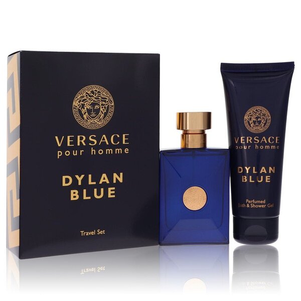 Experience the captivating daily scent of Versace Pour Homme Dylan Blue Gift Set - 2 Piece Travel Set Includes 1.7 Oz Eau De Toilette Spray + 3.4 Oz Shower Gel -- For Men with our exclusive gift set. Indulge in the enchanting fragrance that embodies confidence and sophistication. Perfect for any occasion.