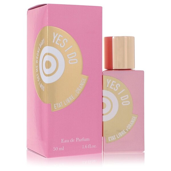 A feminine scented pink bottle of Yes I Do EDP packaged in a pink box by Etat Libre d'Orange.