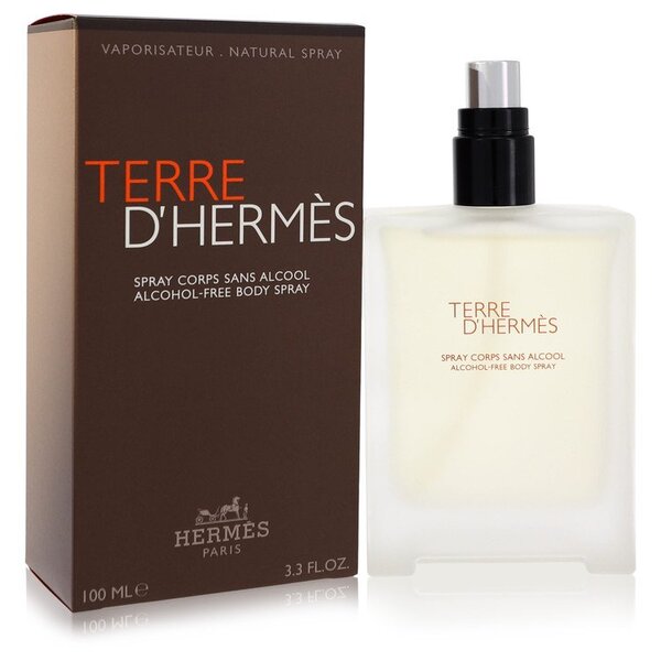 Hermes Terre D'Hermes Body Spray (alcohol Free) 3.3 Oz cologne fragrance.