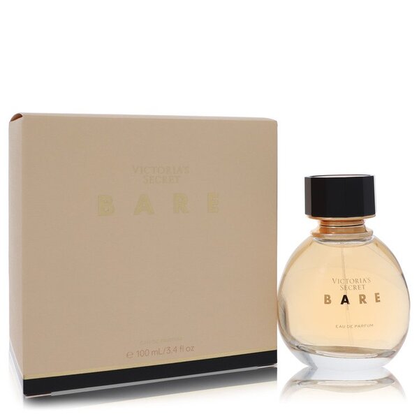 A bottle of Victoria's Secret Bare Eau De Parfum Spray 3.4 Oz for women.