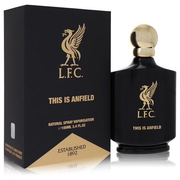 This Is Anfield Eau De Parfum Spray 3.4 Oz For Men is perfect for men who are fans of the Liverpool Football Club. The fragrance comes in a 100ml bottle.