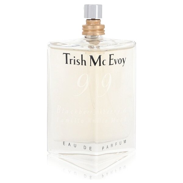 A bottle of Trish McEvoy 9 Blackberry & Vanilla Musk Eau De Parfum Spray (unboxed) 1.7 Oz, perfect for women who love fruity floral fragrances, captured on a clean white background.