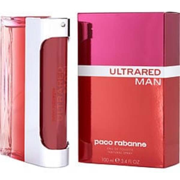 Ultrared By Paco Rabanne Edt Spray 3.4 Oz For Men features invigorating fragrance notes.