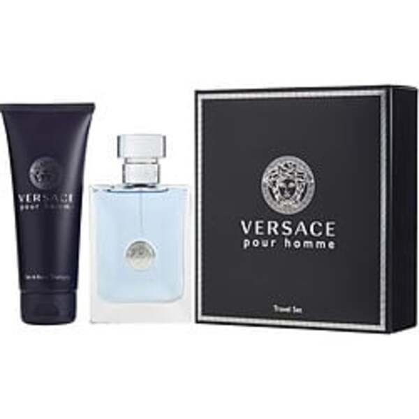 Versace Signature By Gianni Versace EDT spray 3.4 oz & hair and body shampoo 3.4 oz (travel offer) for men includes an EDT spray and a hair and body shampoo, making it the perfect travel offer.
