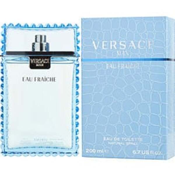 Elevate your style with the iconic Versace Man Eau Fraiche By Gianni Versace Edt Spray 6.7 Oz fragrance spray for men.
