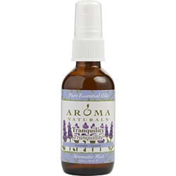 Tranquility Aromatherapy By Tranquility Aromatherapy Aromatic Mist Spray 2 Oz., known for its calming and healing benefits, showcased against a serene white background.