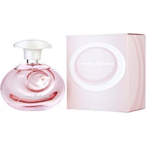 A bottle of Tommy Bahama For Her By Tommy Bahama Eau De Parfum Spray 3.4 Oz For Women in front of a box.