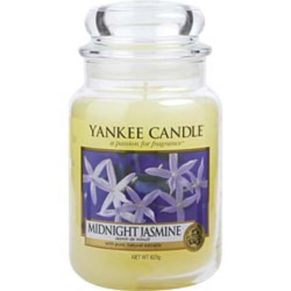 Large scented Yankee Candle By Yankee Candle Midnight Jasmine Scented Large Jar 22 Oz For Anyone in midnight sassafras jar.